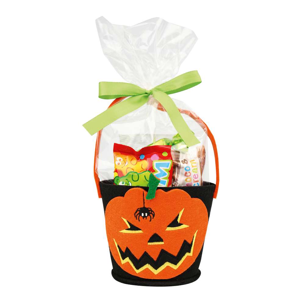 Produktabbildung Windel Halloween Filzkorb mit Süßigkeiten