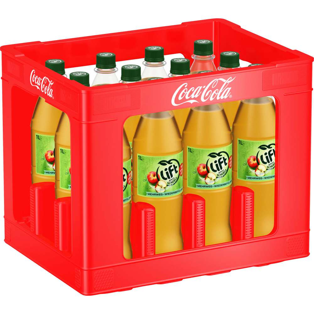 Produktabbildung Lift Apfelschorle (12x 1,000 Liter)