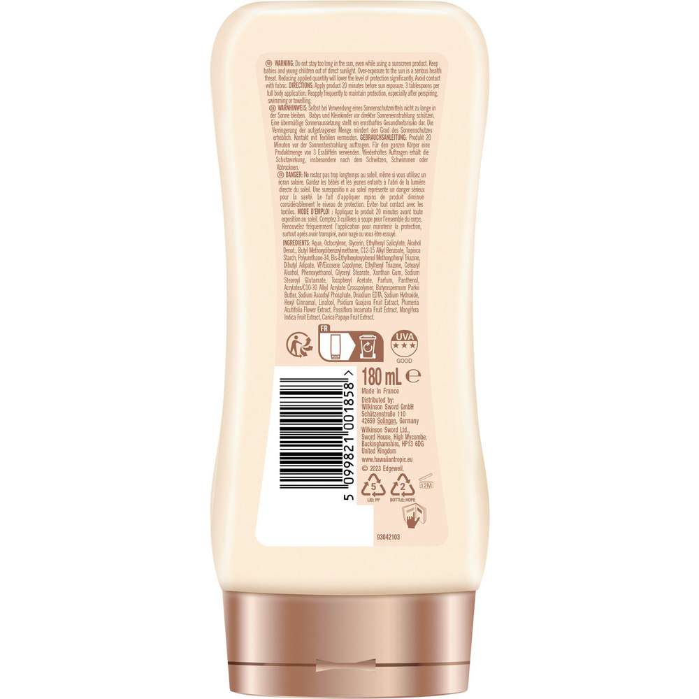 Produktabbildung Hawaiian Tropic Sonnencreme, Satin Protection, LSF50+