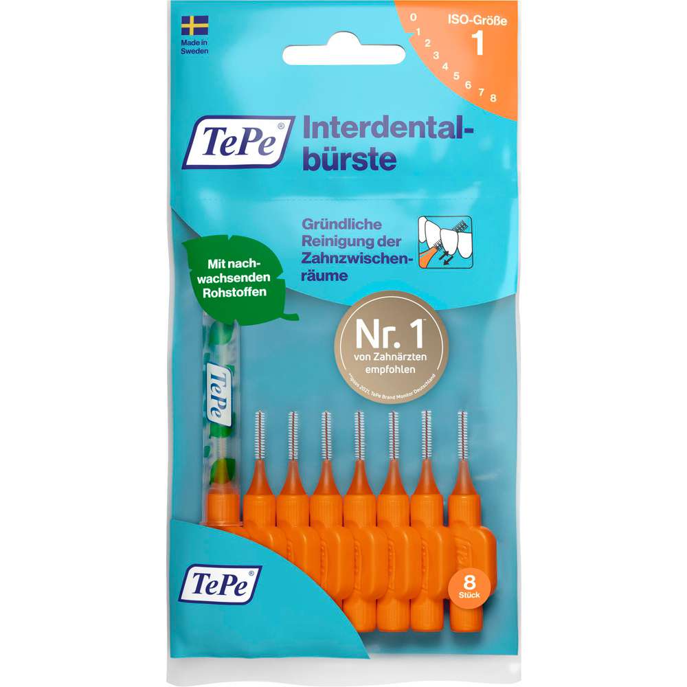 Produktabbildung TePe Interdentalbürsten, Orange
