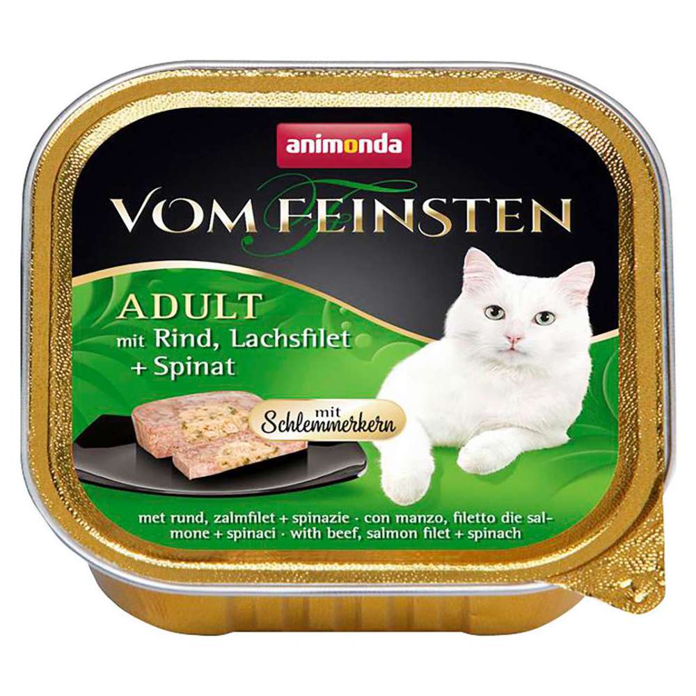 Produktabbildung animonda Katzen-Nassfutter vom Feinsten, Rind/Lachs