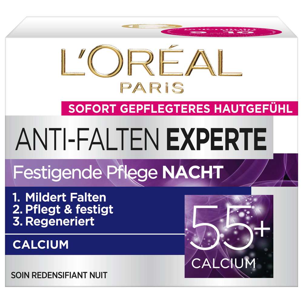 Produktabbildung L'Oreal Paris Nachtcreme Anti-Falten Experte 55+