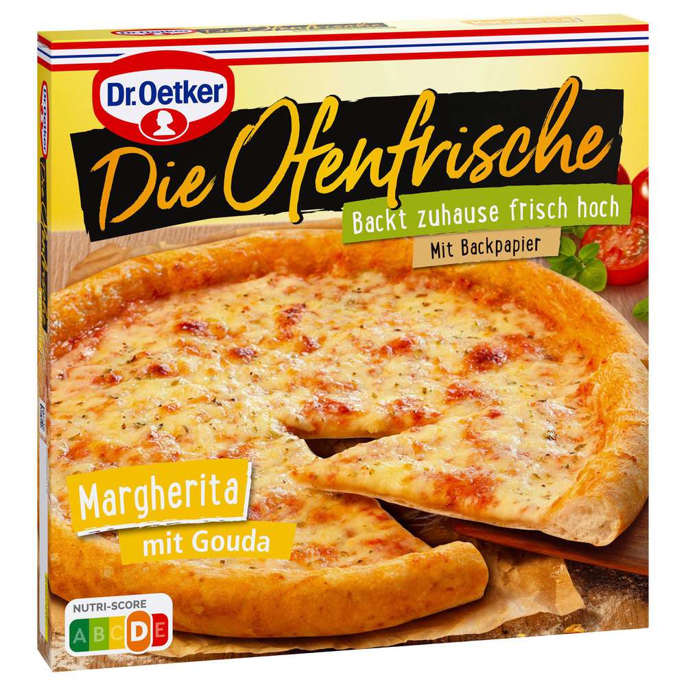 Produktabbildung Dr. Oetker Pizza Ofenfrische Margherita, tiefgekühlt