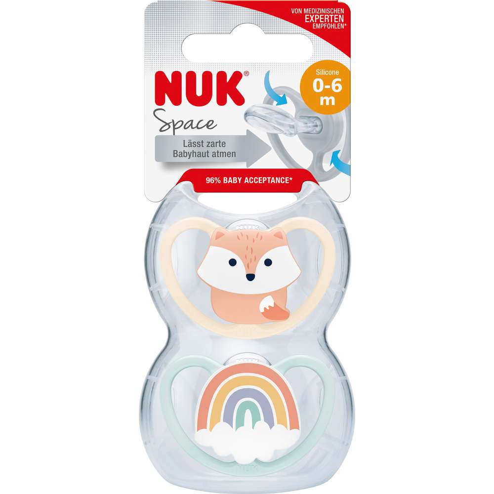 Produktabbildung Nuk Baby-Beruhigungssauger Space, Silikon
