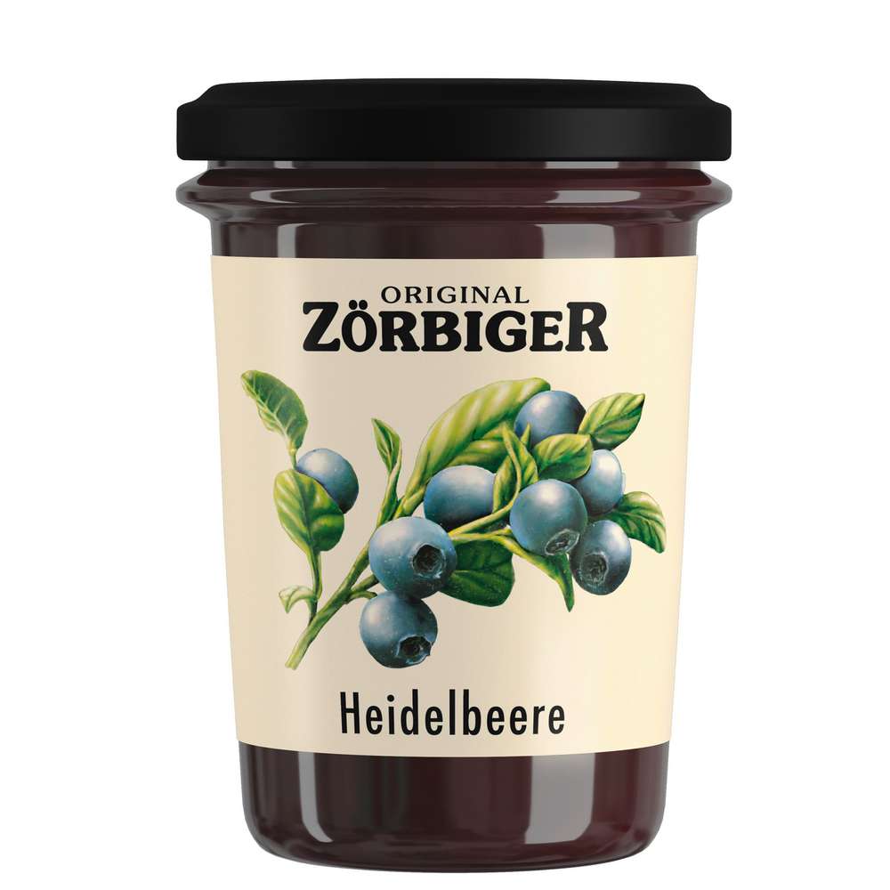 Produktabbildung Zörbiger Fruchtaufstrich, Heidelbeere