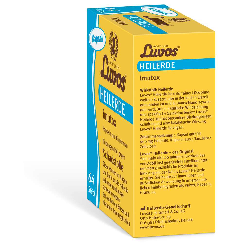 Produktabbildung Luvos Heilerde Imutox Kapseln