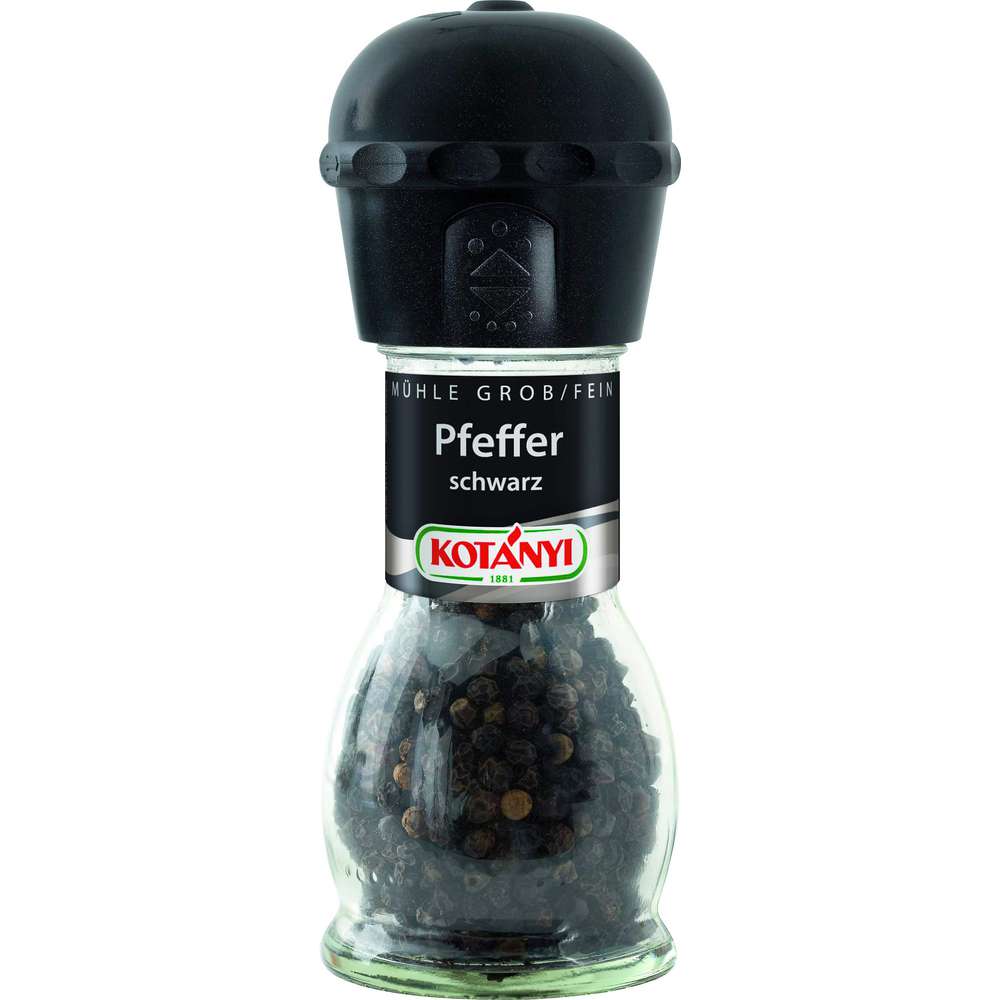 Produktabbildung Kotányi Ganzer, schwarzer Pfeffer Mühle