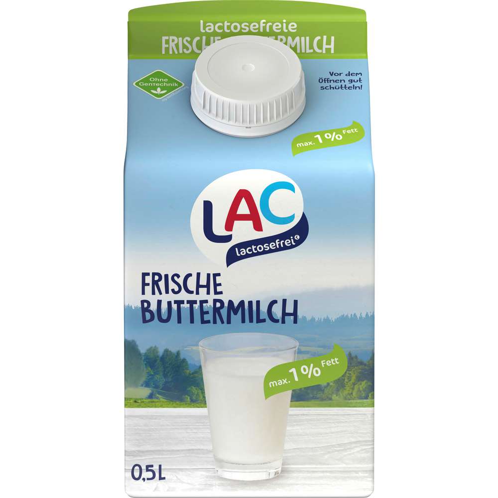 Produktabbildung LAC Buttermilch 1% Fett, laktosefrei