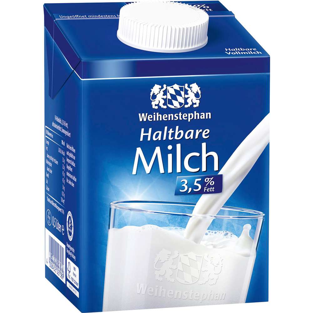 Produktabbildung Weihenstephan H-Milch 3,5% Fett