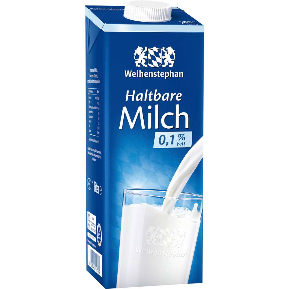 Produktabbildung Weihenstephan H-Milch 0,1% Fett