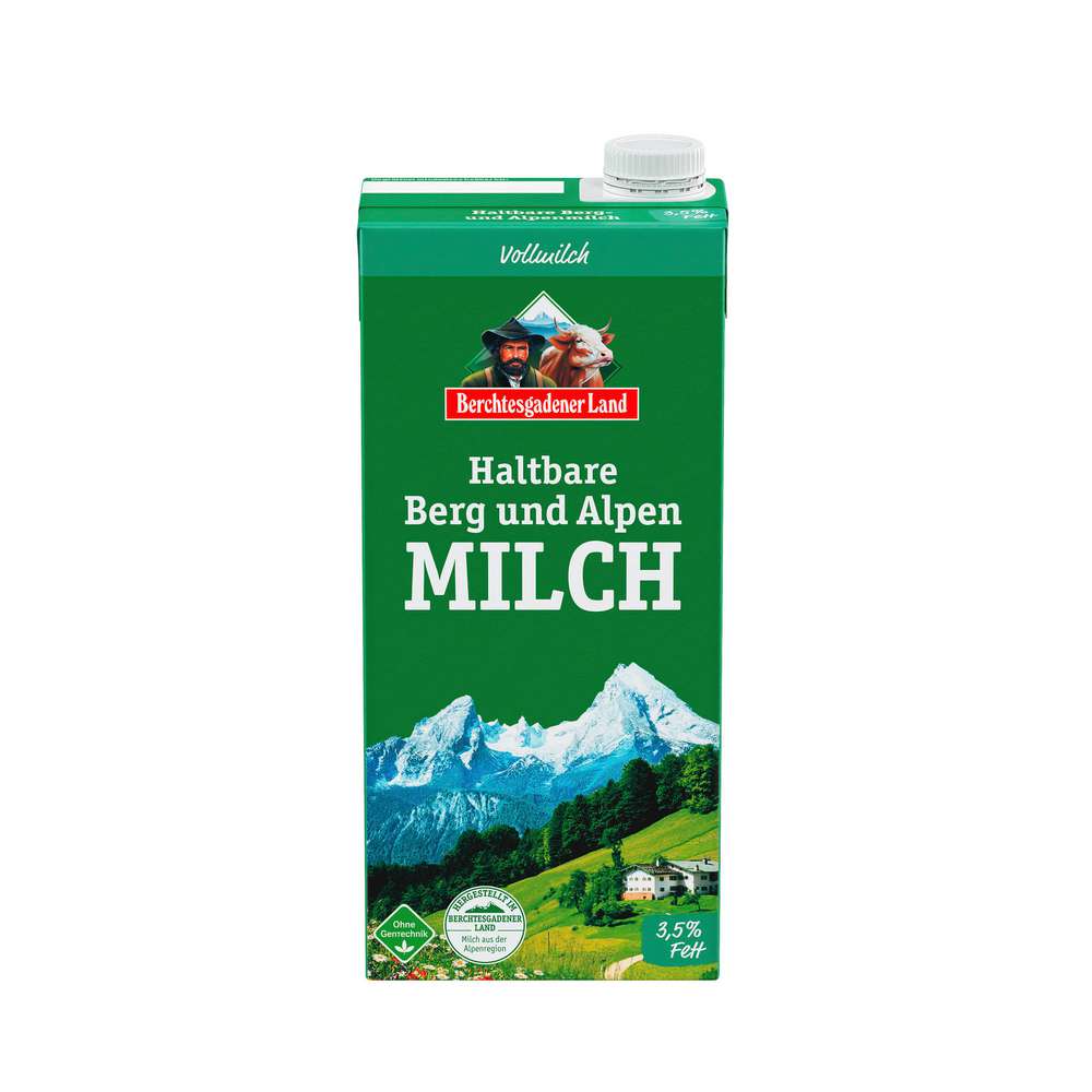 Produktabbildung Berchtesgadener Land H-Milch 3,5% Fett