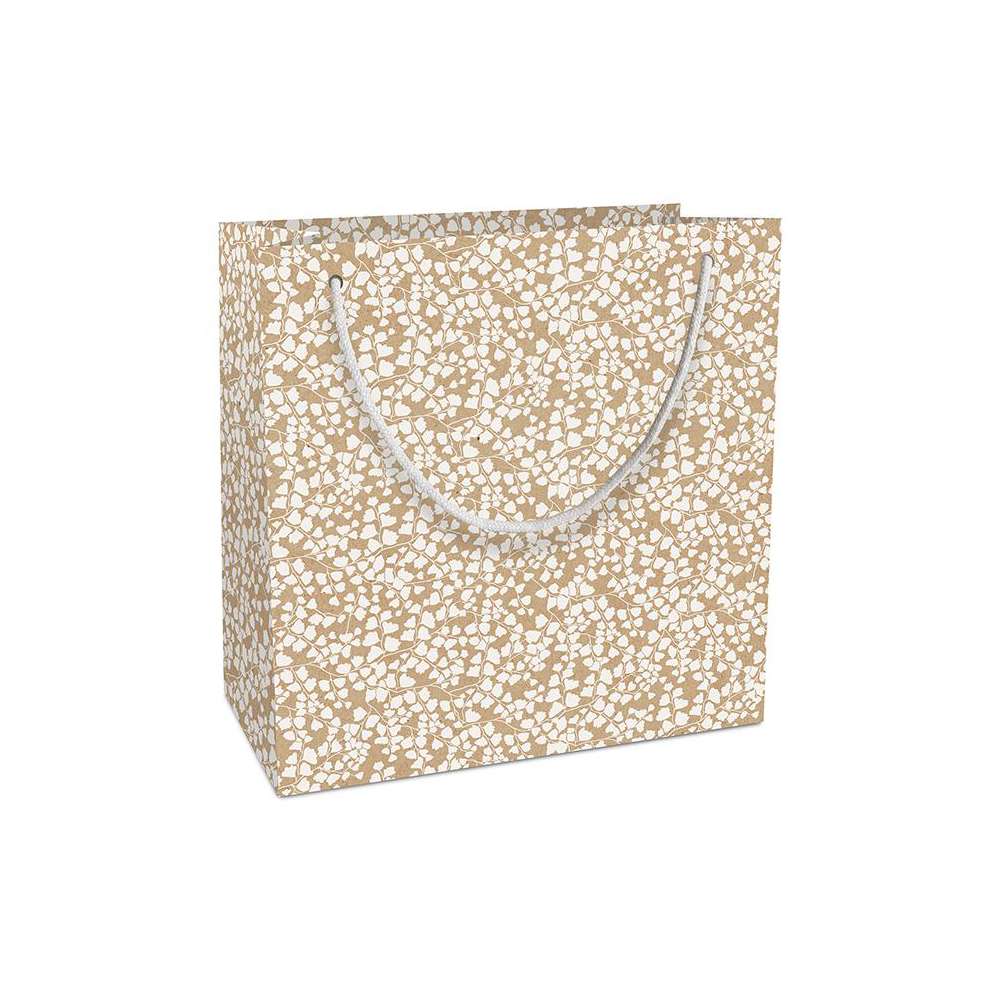 Produktabbildung Braun+Company Geschenktasche Kraftpapier 20x21x8cm Aurelie