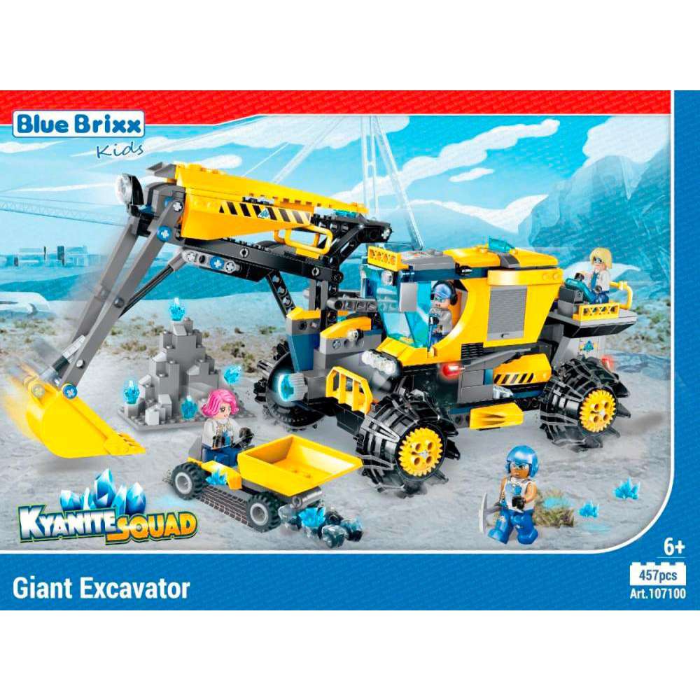 Produktabbildung Blue Brixx 107100 - Kyanite Squad Großer Bagger