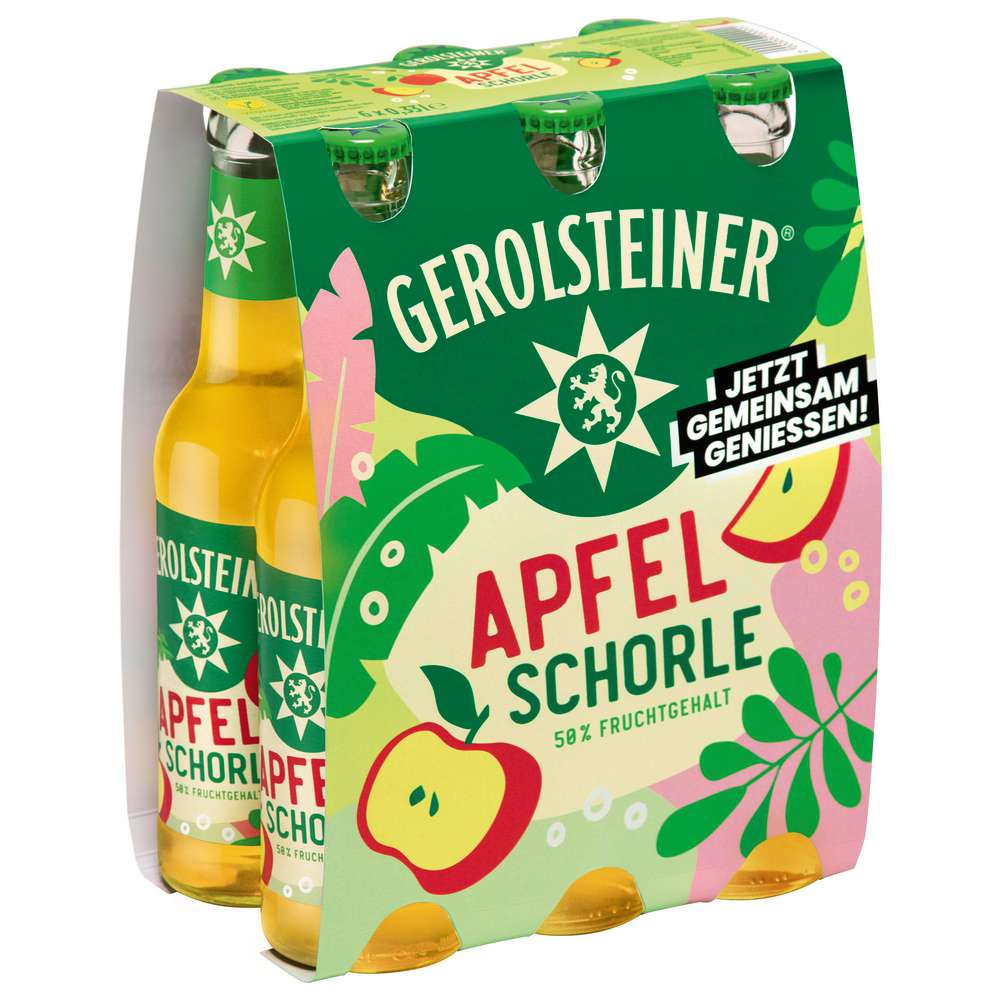 Produktabbildung Gerolsteiner Apfelschorle