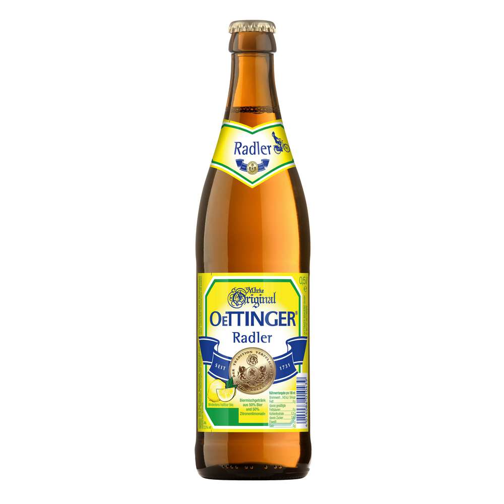 Produktabbildung Oettinger Biermischgetränk, Radler, 2,5 %