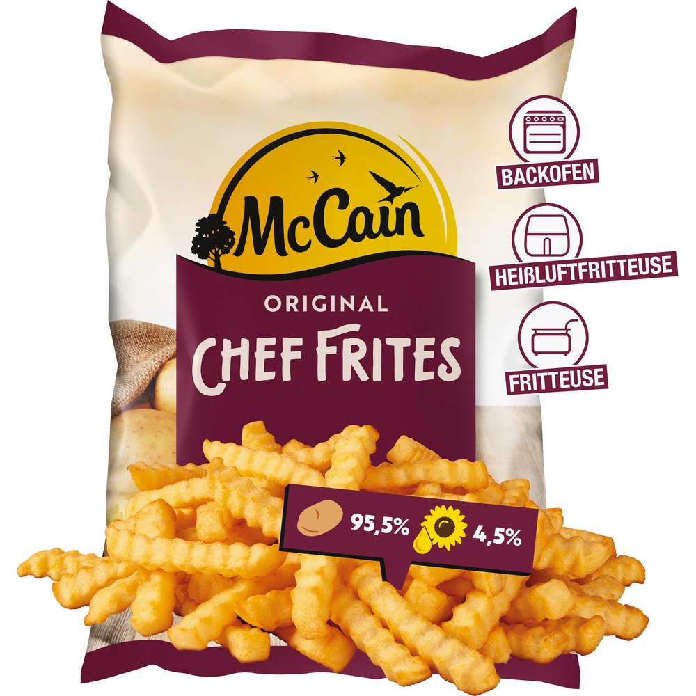 Produktabbildung McCain Chef Pommes Frites, tiefgekühlt