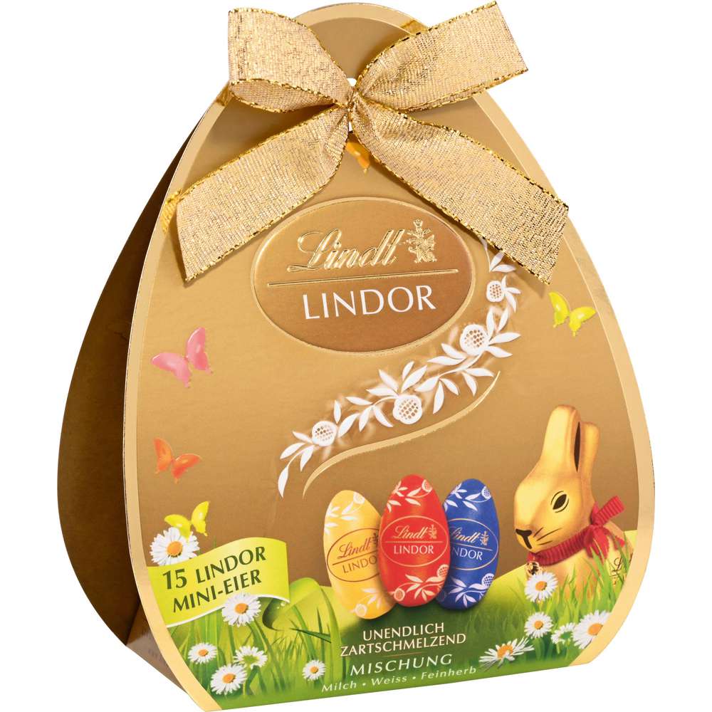 Produktabbildung Lindt Lindor Schokoeier, Mischung, Geschenk