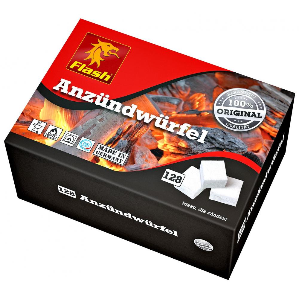 Produktabbildung keine Marke Flash  Anzündwürfel, 128 Stück