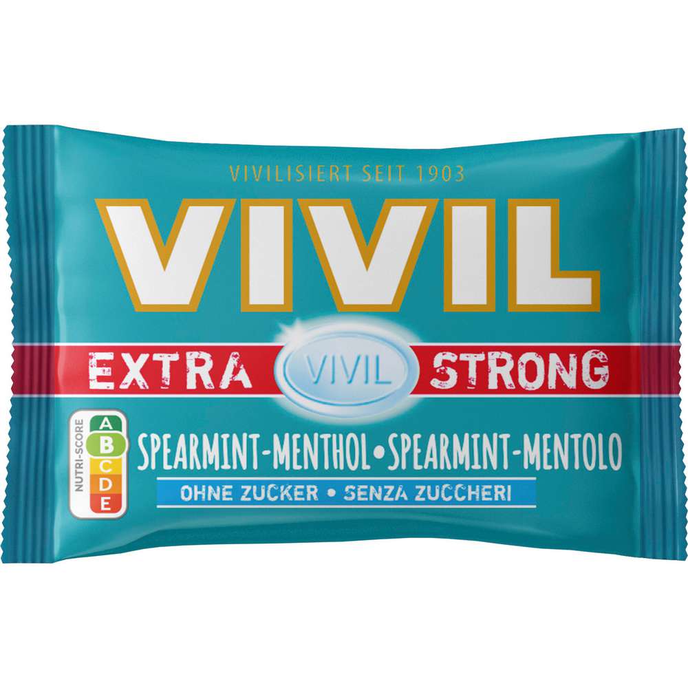 Produktabbildung Vivil Friendship Pastillen Spearmint-Menthol, ohne Zucker