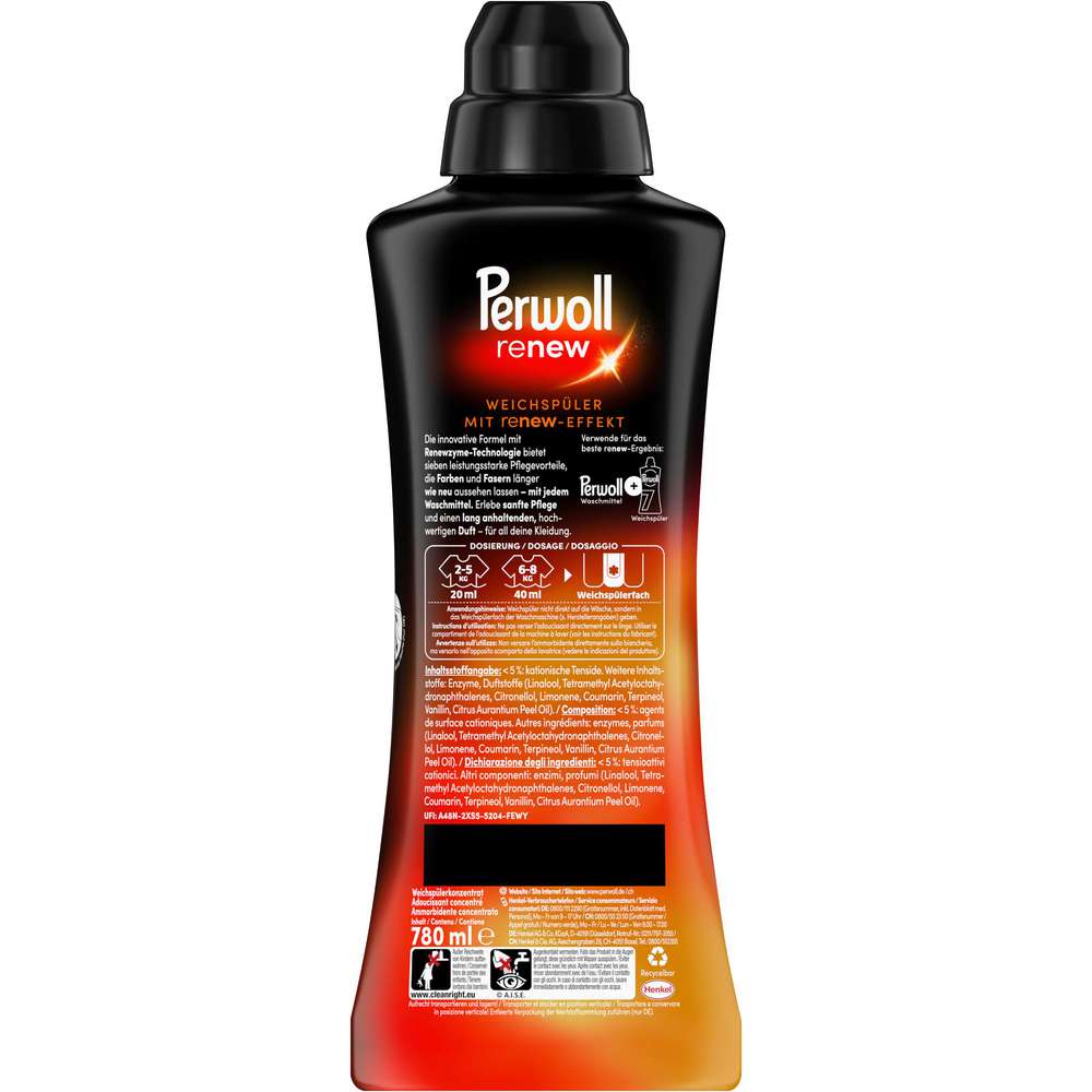 Produktabbildung Perwoll Weichspüler renew-Effekt, Amber Glow