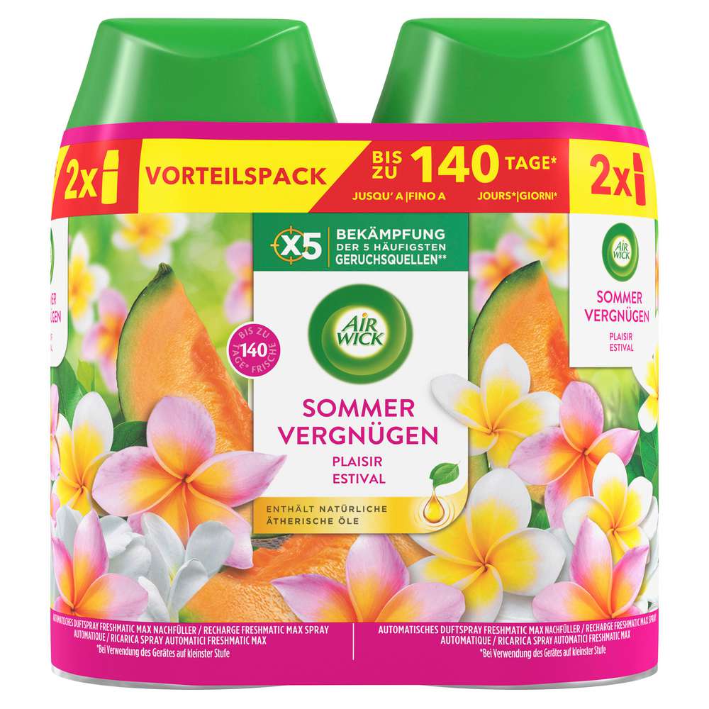 Produktabbildung Air Wick Nachfüller, Duo, Duftspray Sommervergnügen