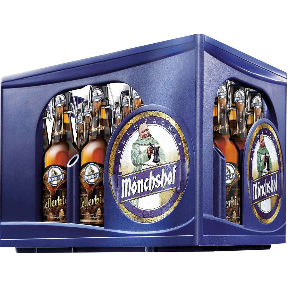 Produktabbildung Mönchshof Kellerbier, naturtrüb 5,4 % (20x 0,500 Liter)