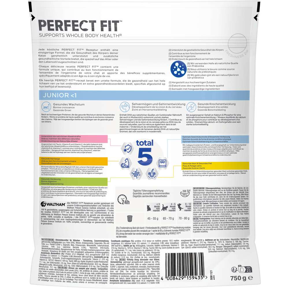 Produktabbildung Perfect Fit Katzen-Trockenfutter, Junior, Huhn