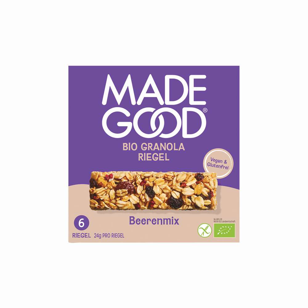 Produktabbildung Made Good Bio Müsliriegel, gemischte Früchte
