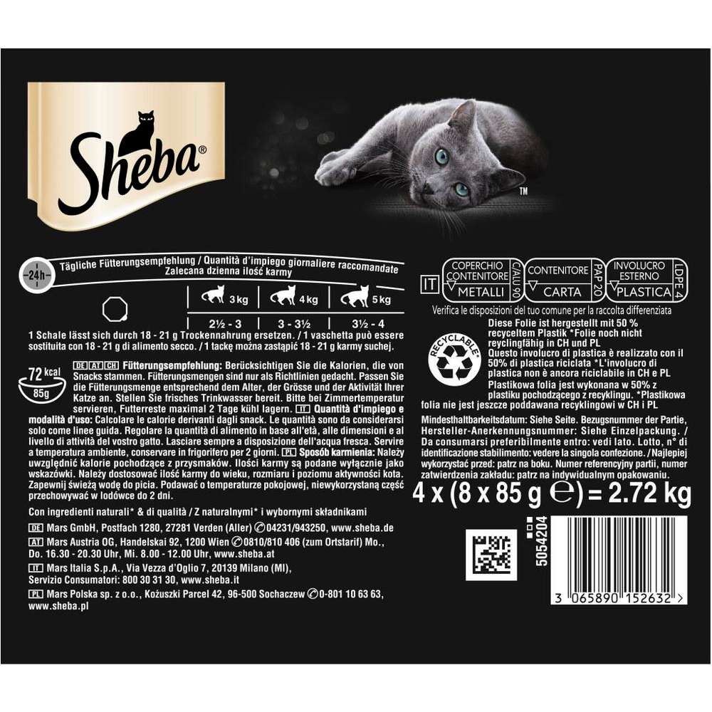 Produktabbildung Sheba Katzen-Nassfutter Selection, Geflügel