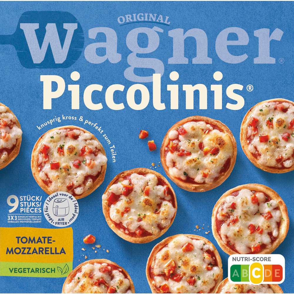 Produktabbildung Wagner Piccolinis Tomate-Mozzarella, tiefgekühlt