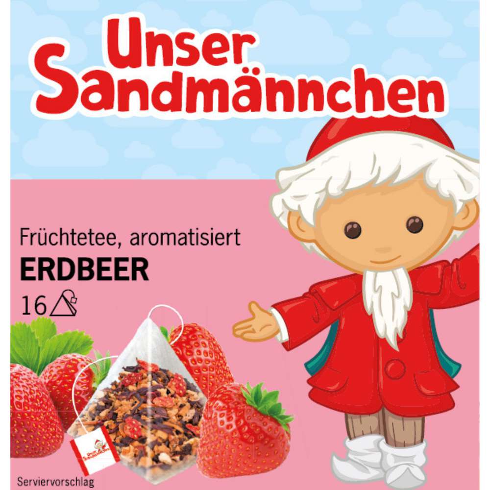 Produktabbildung Unser Sandmännchen Früchtetee Erdbeer