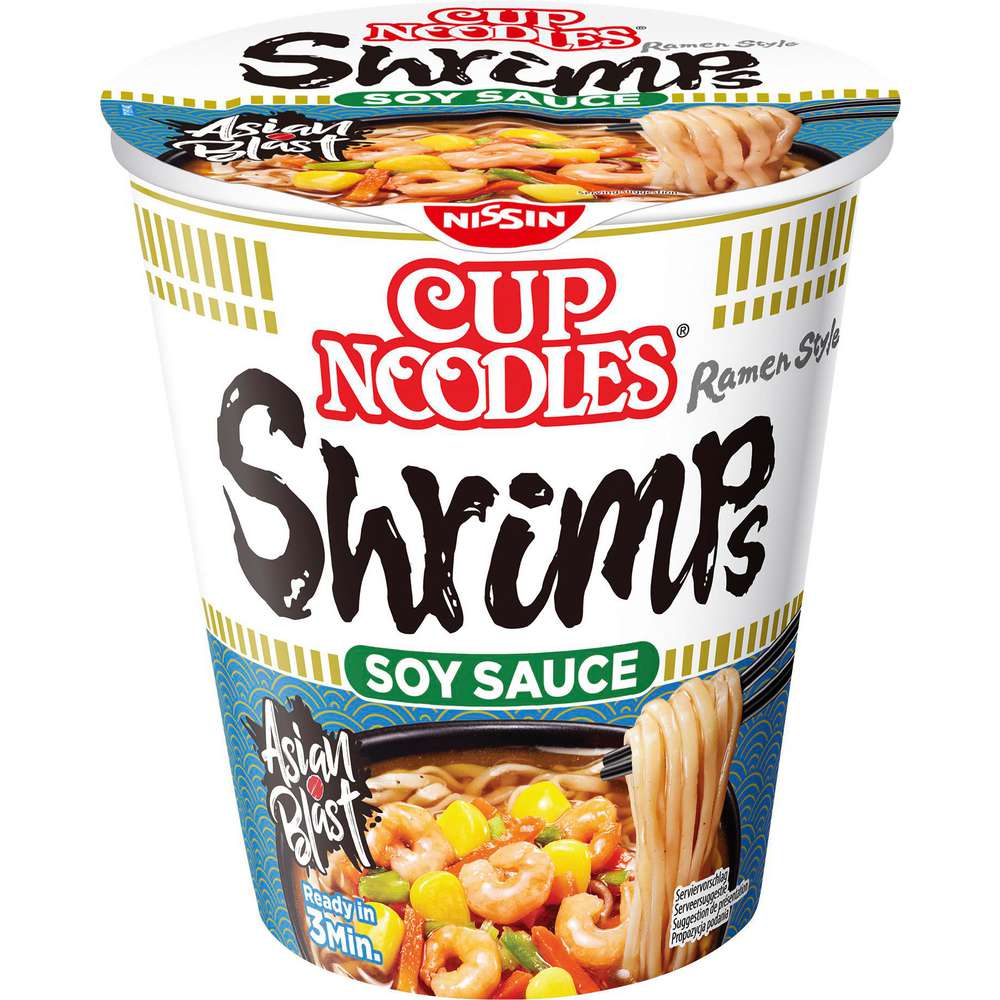 Produktabbildung Nissin Nudelsuppe Cup Noodles, Shrimps