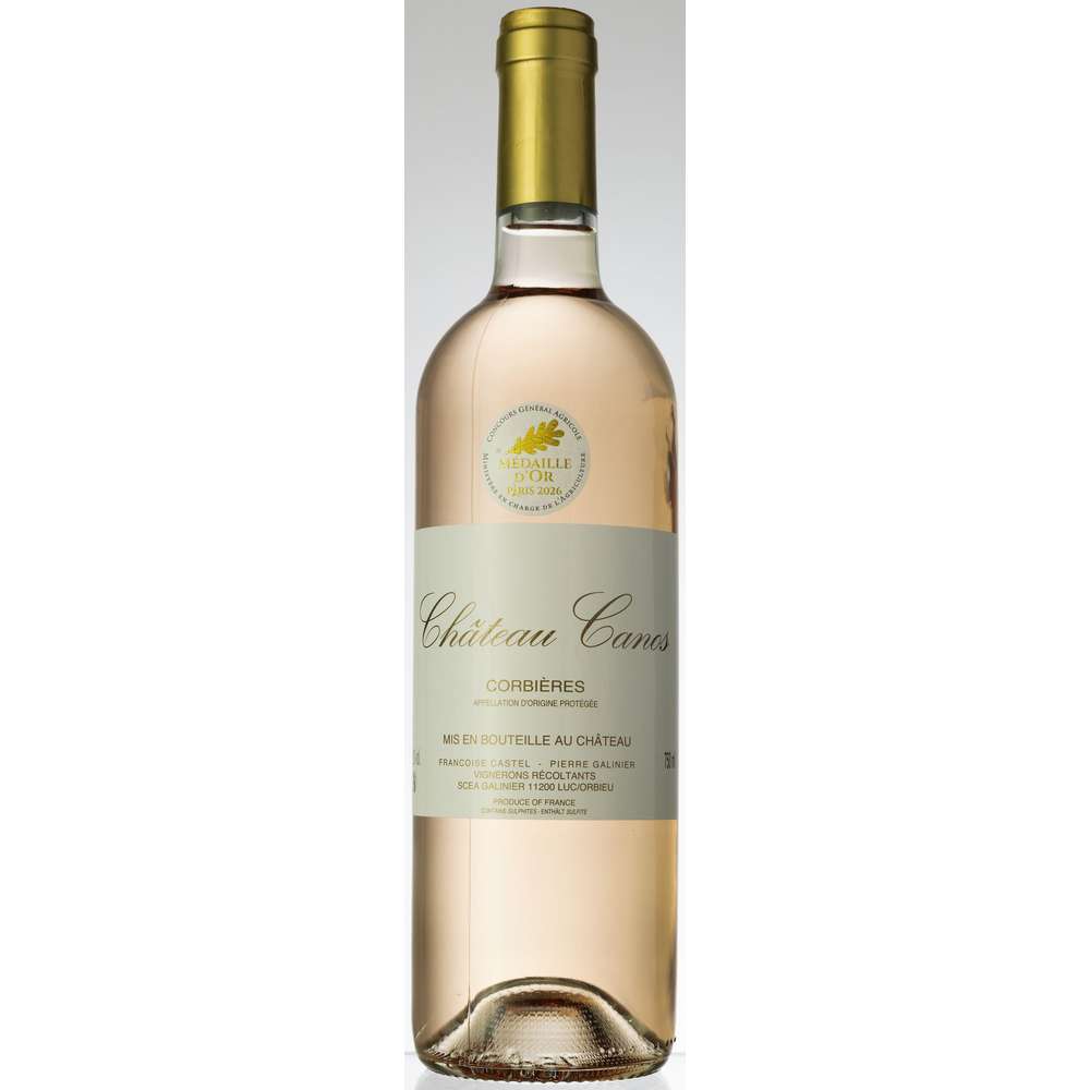 Produktabbildung Château Canos Rosé AC Corbieres, Roséwein