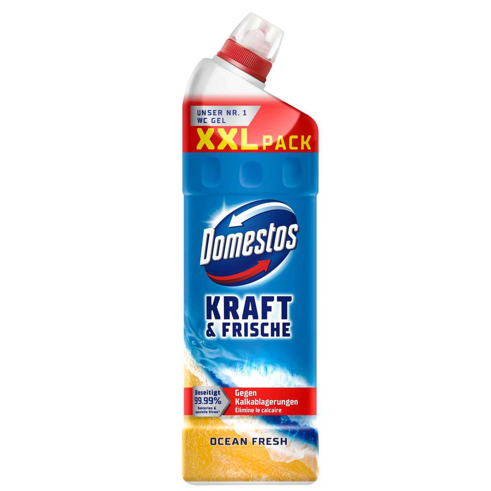 Produktabbildung Domestos WC Reiniger Gel, Ocean Fresh