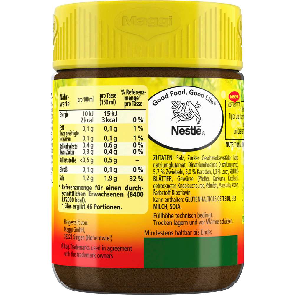 Produktabbildung Maggi Gewürzmischung Gartengemüse Bouillon