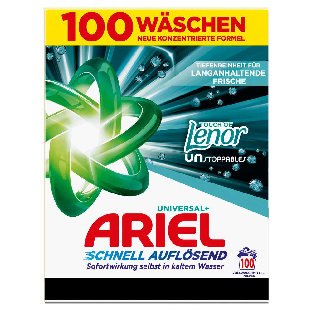 Produktabbildung Ariel Universal-Waschmittel, Pulver Unstoppables