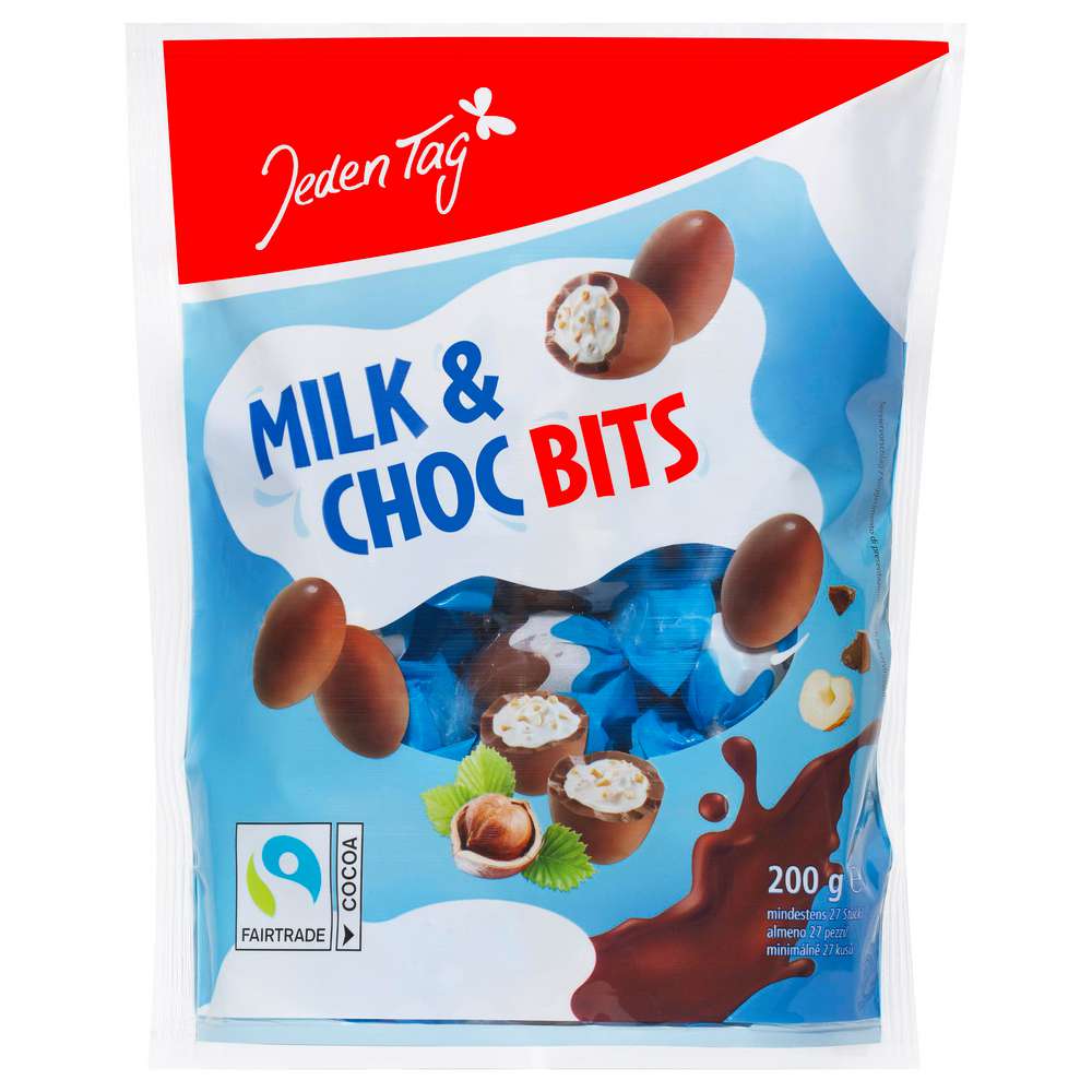 Produktabbildung Jeden Tag Choco & Milk Bits