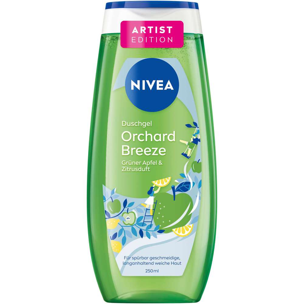 Produktabbildung Nivea Duschgel Orchard Breeze, Grüner Apfel & Zitrusduft