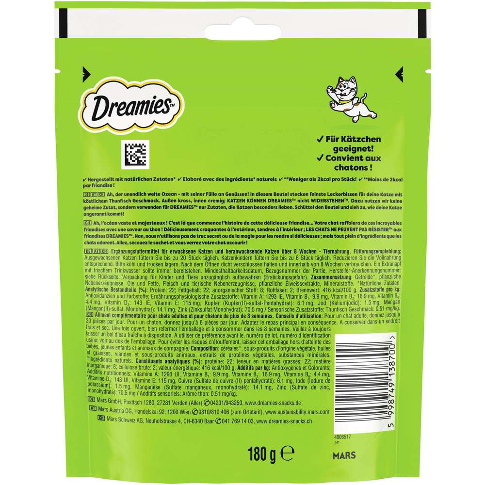 Produktabbildung Dreamies Katzen-Snacks, Thunfisch