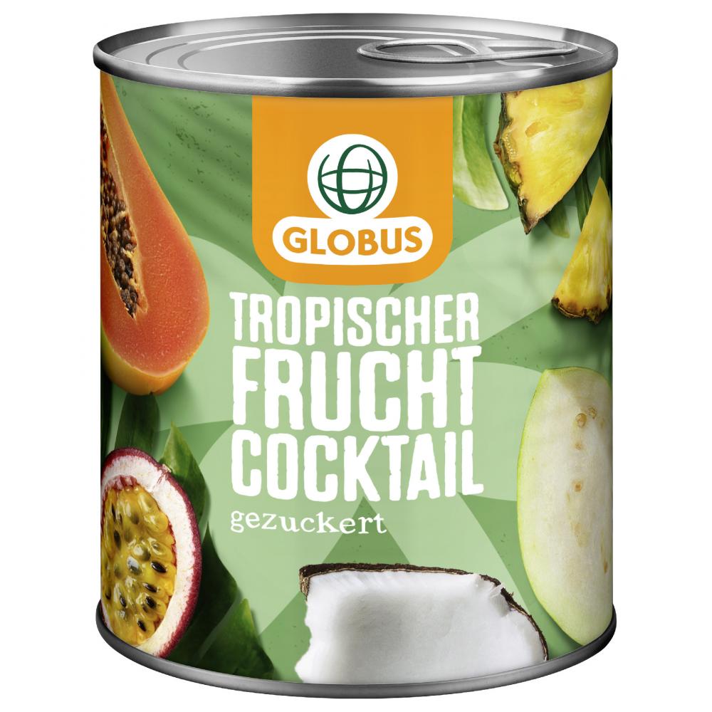 Produktabbildung keine Marke Globus  Tropischer Fruchtcocktail, 425 g