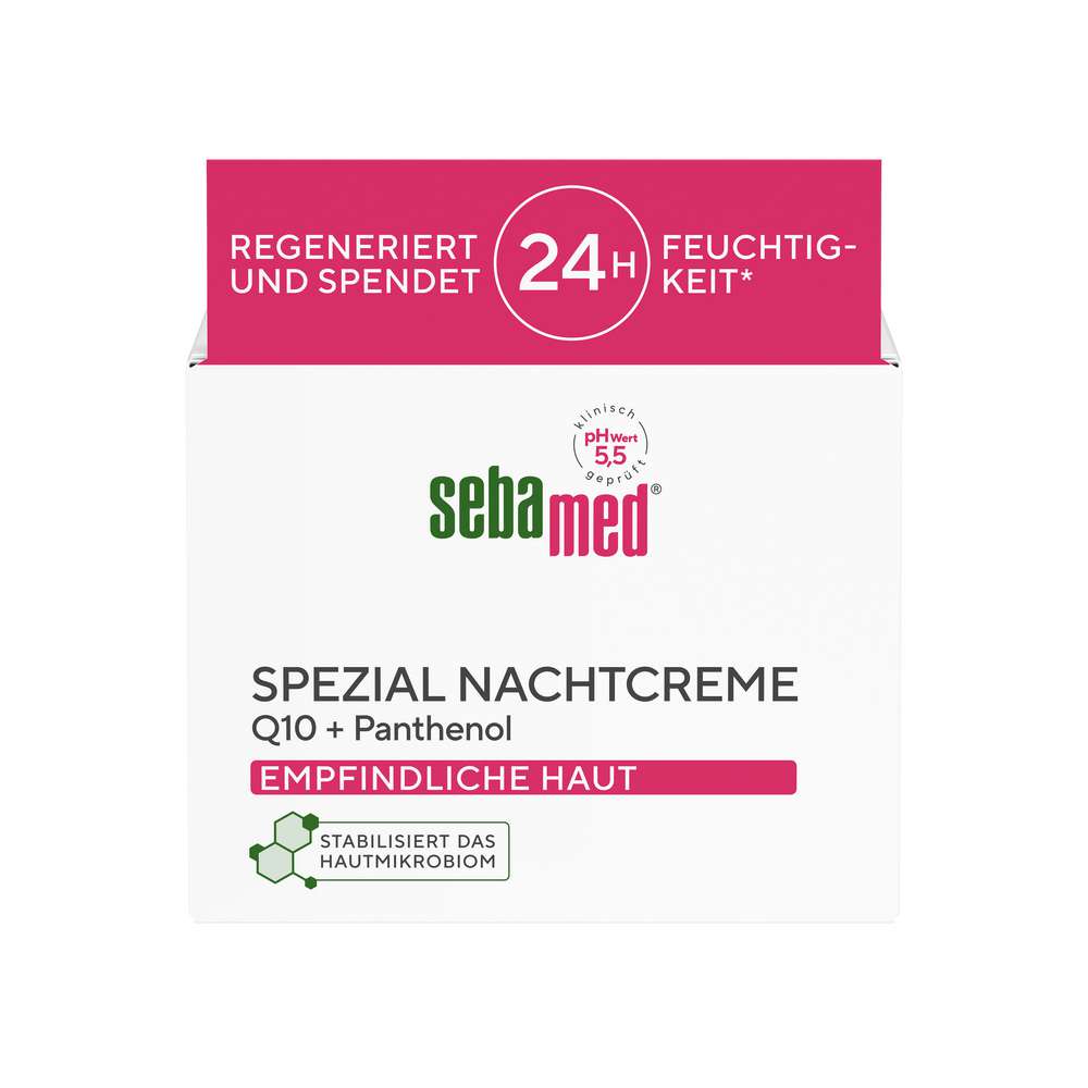Produktabbildung Sebamed Spezial Nachtcreme für empfindliche Haut