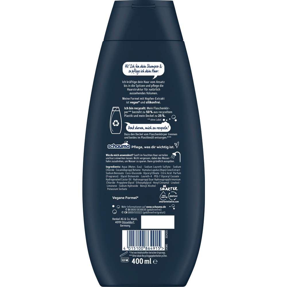 Produktabbildung Schauma Shampoo For Men, Hopfen