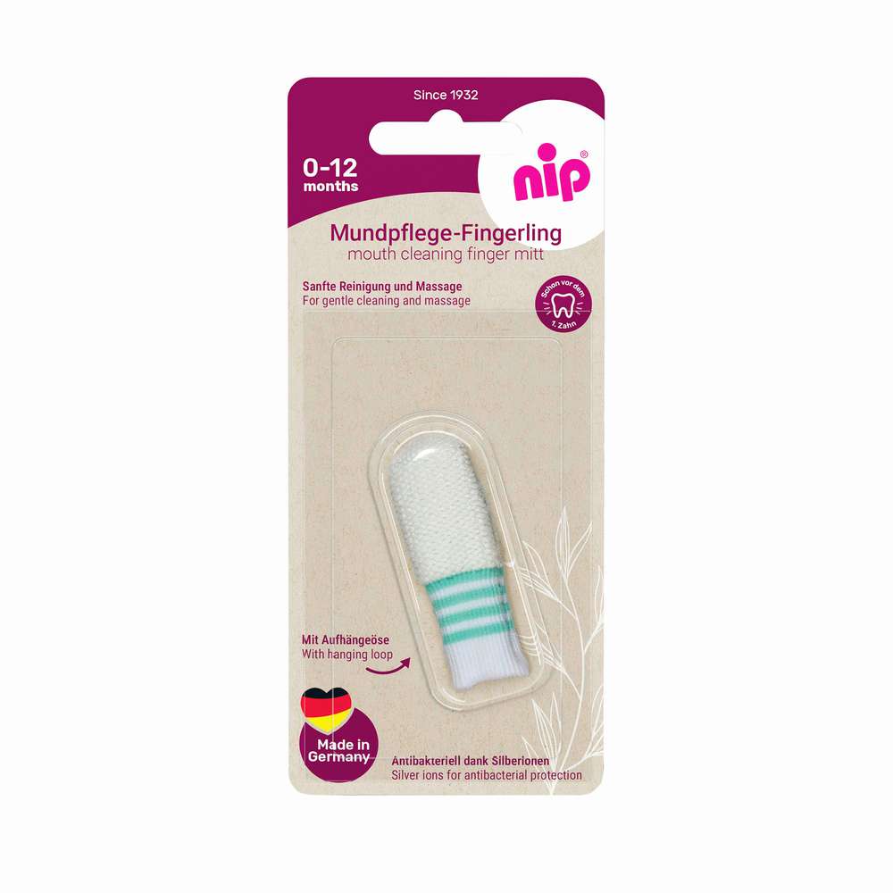 Produktabbildung nip Mundpflege-Fingerling, antibakteriell