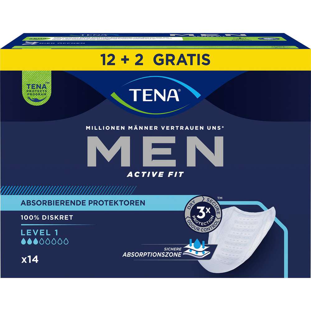 Produktabbildung Tena Inkontinenz-Einlagen Men Level 1