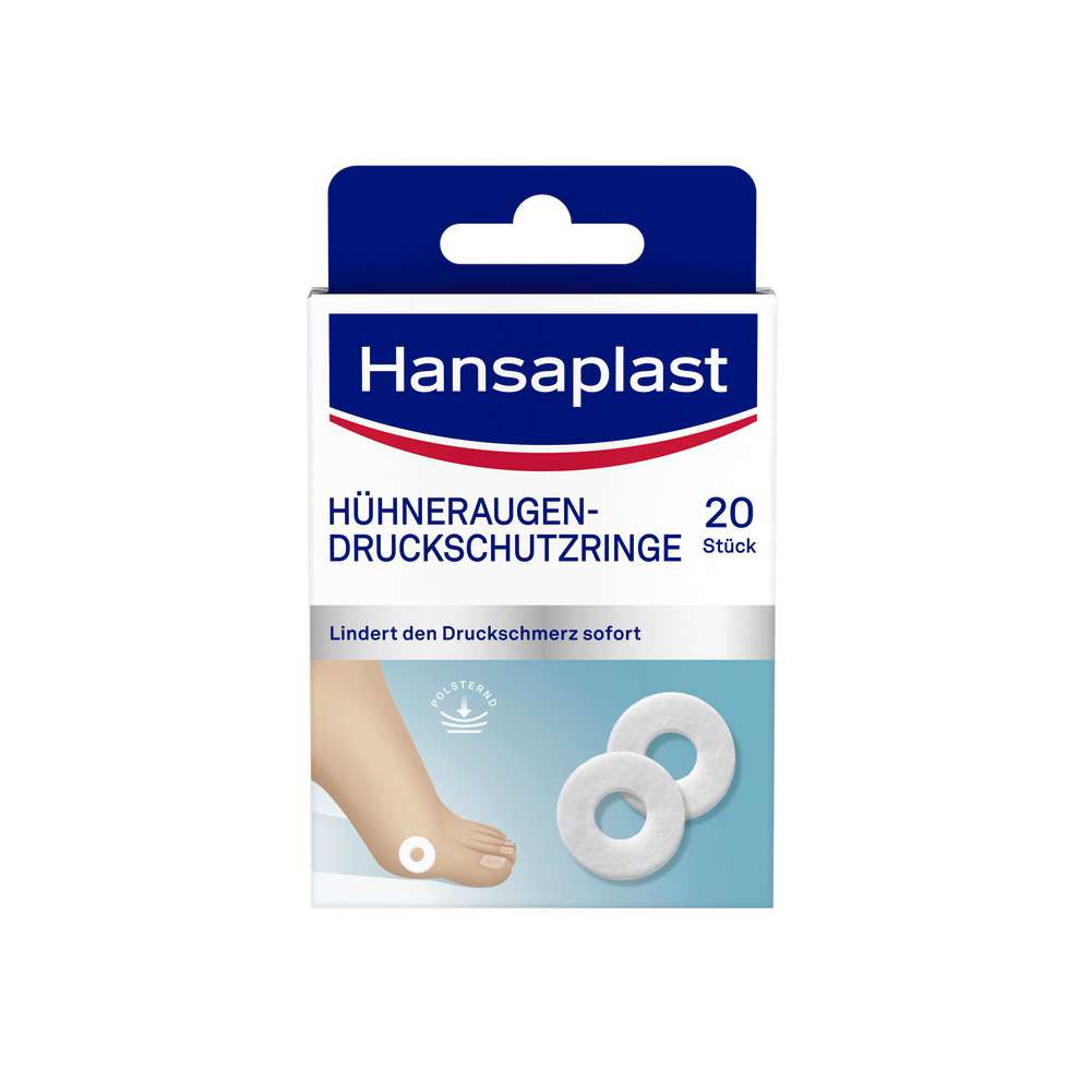 Produktabbildung Hansaplast Hühneraugen-Druckschutzringe, 20 Stück