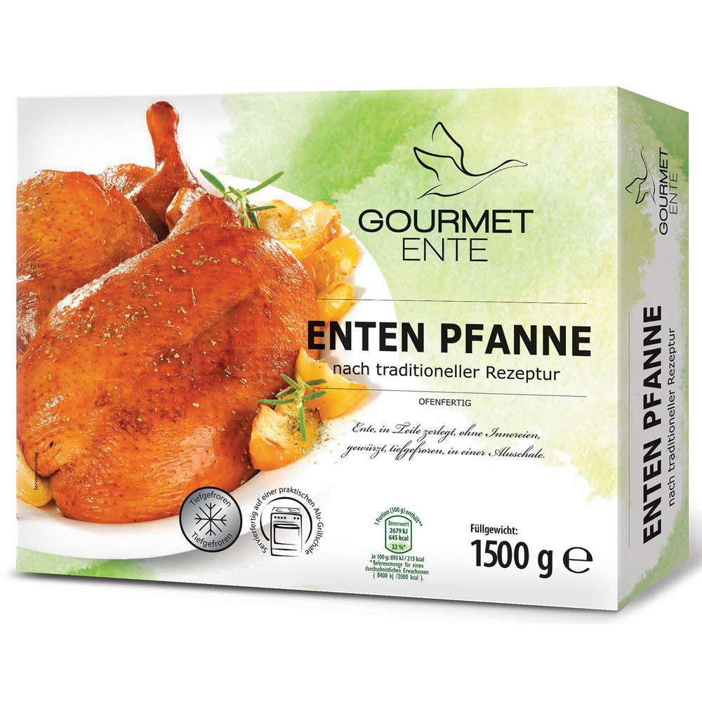 Produktabbildung Jurk & Co Entenpfanne gewürzt, tiefgekühlt