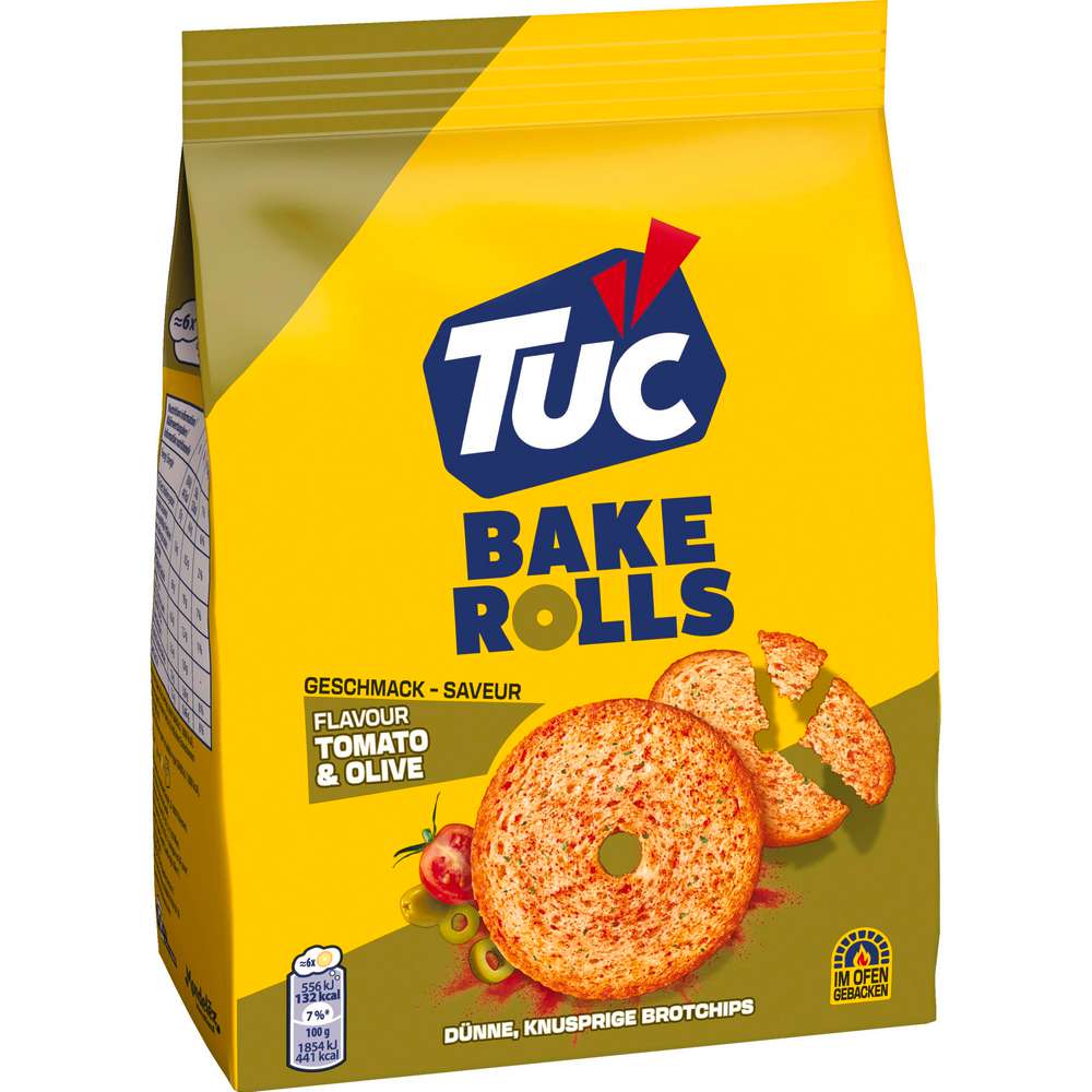Produktabbildung TUC Mini Bake Rolls, Tomate & Olive