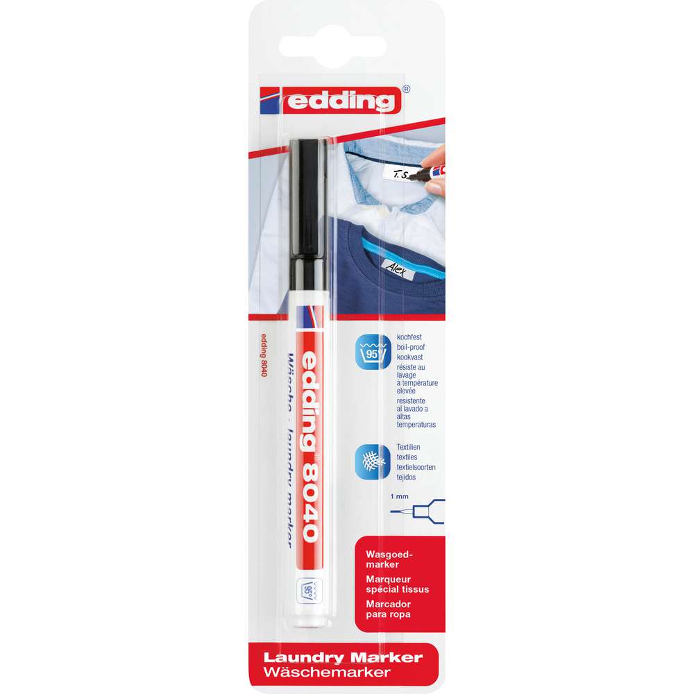 Produktabbildung Edding Wäschemarker 8040, schwarz