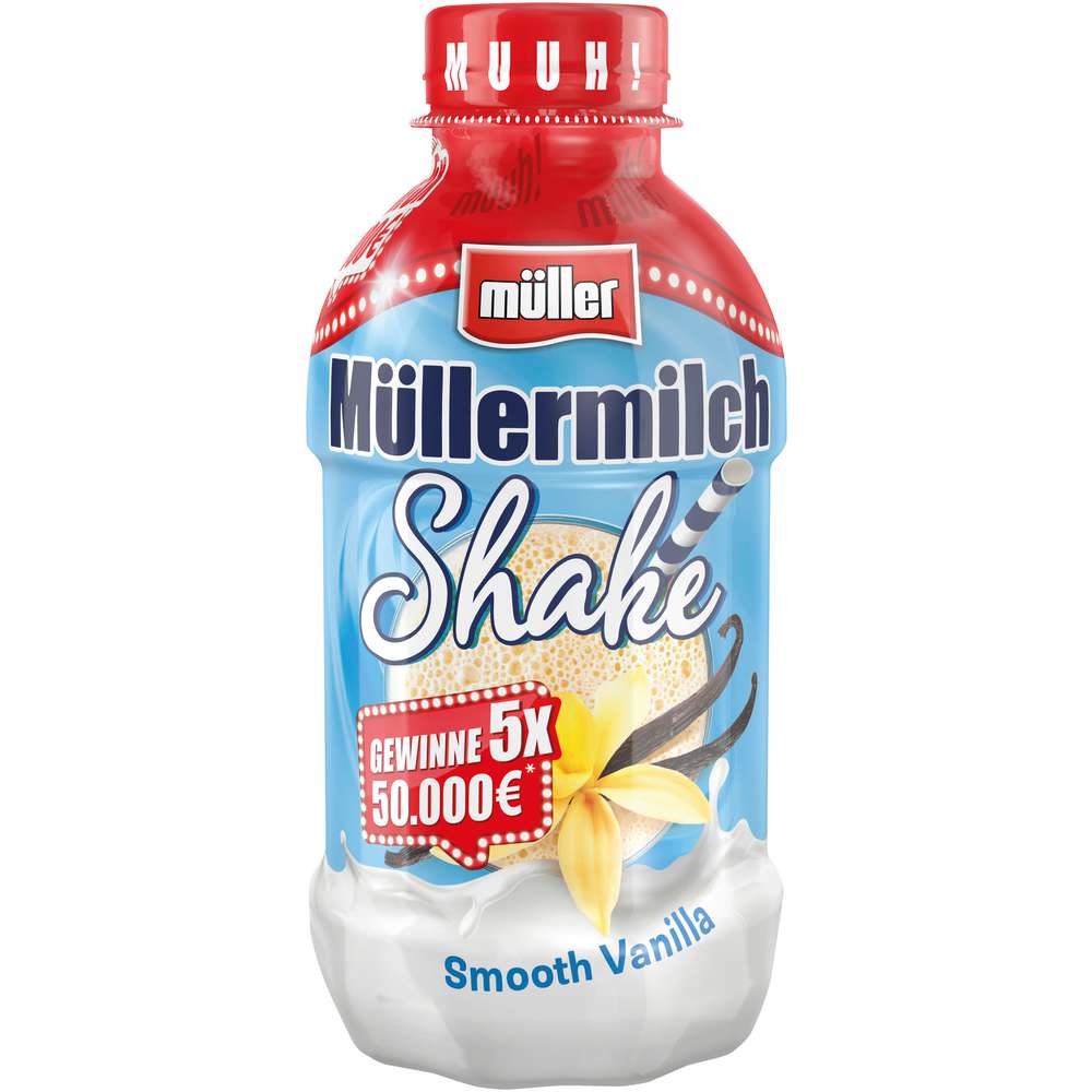 Produktabbildung Müller Müllermilch Shake, Smooth Vanilla