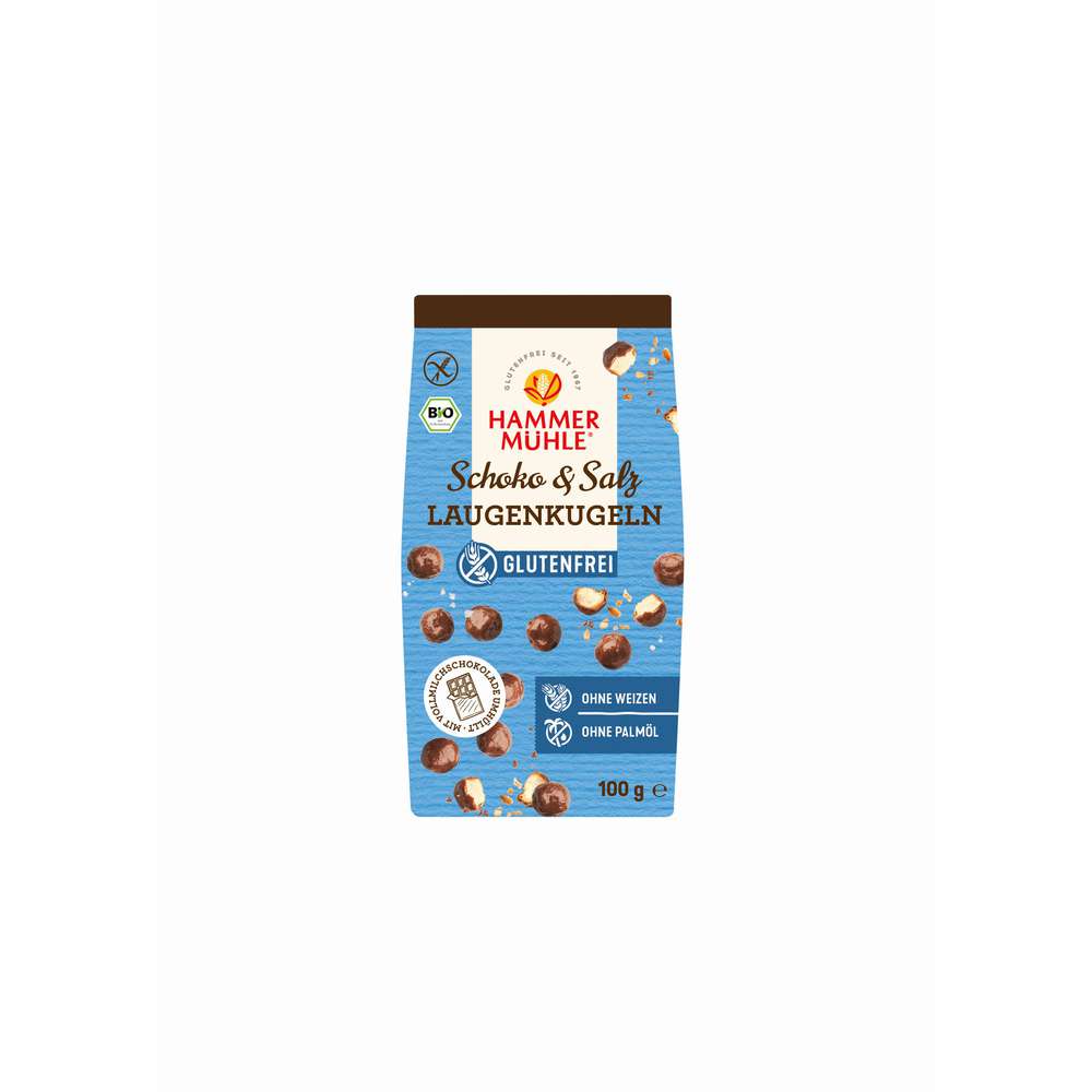 Produktabbildung Hammermühle Bio Laugenkugeln Schoko&Salz